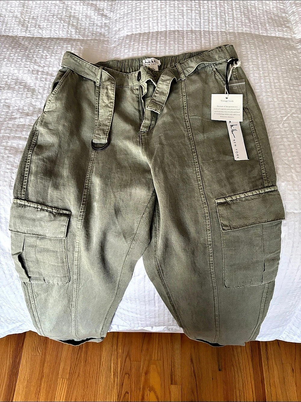Women's Cargo Trousers in Green Size Medium NWT